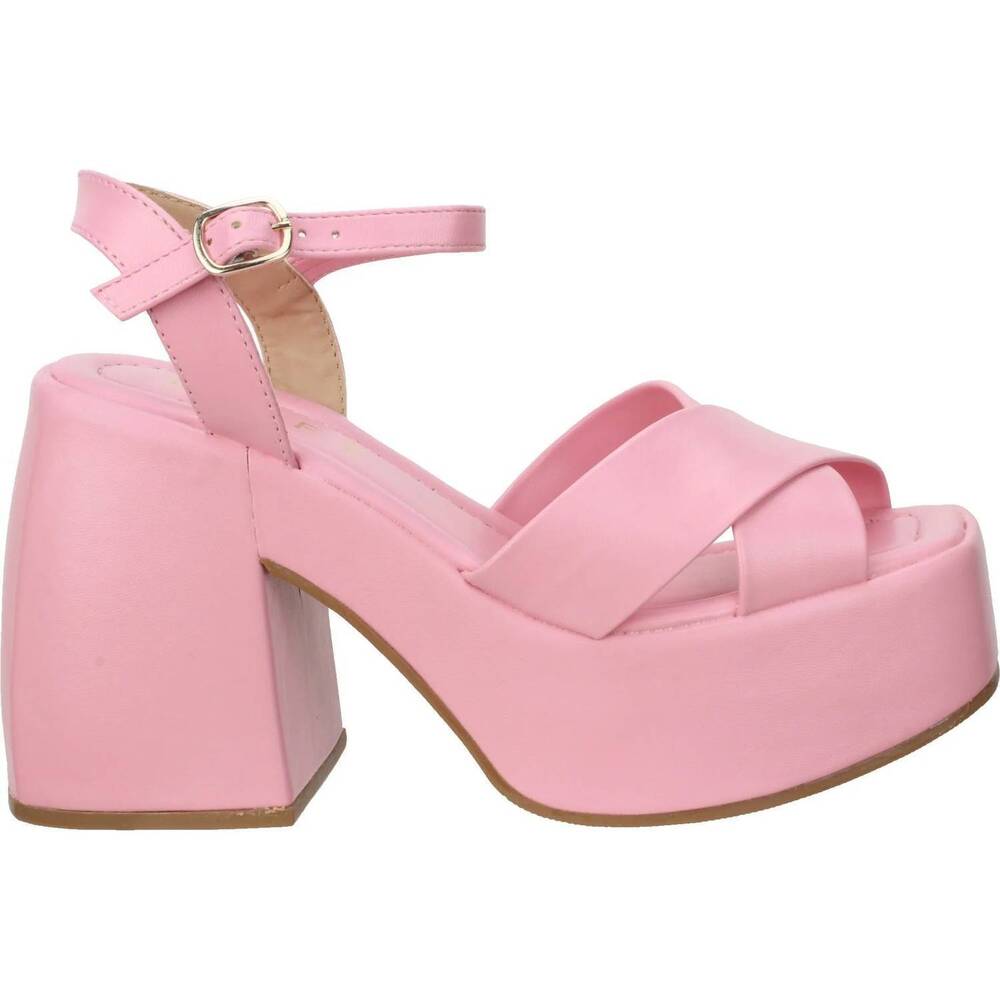 NEW OFFLINE women's ankle strap platform sandal in pink